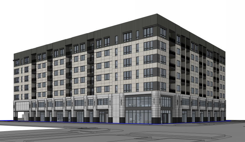 Developers pitch new, affordable apartments in Central 9th with retail space