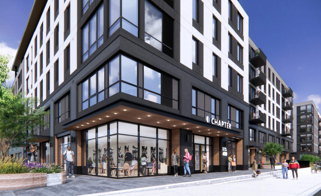 Old Office Max set to become student housing as Cole West breaks ground