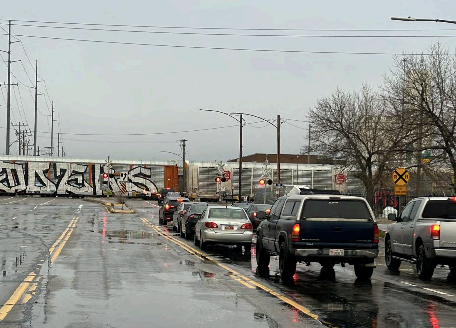 West-East transportation study train block