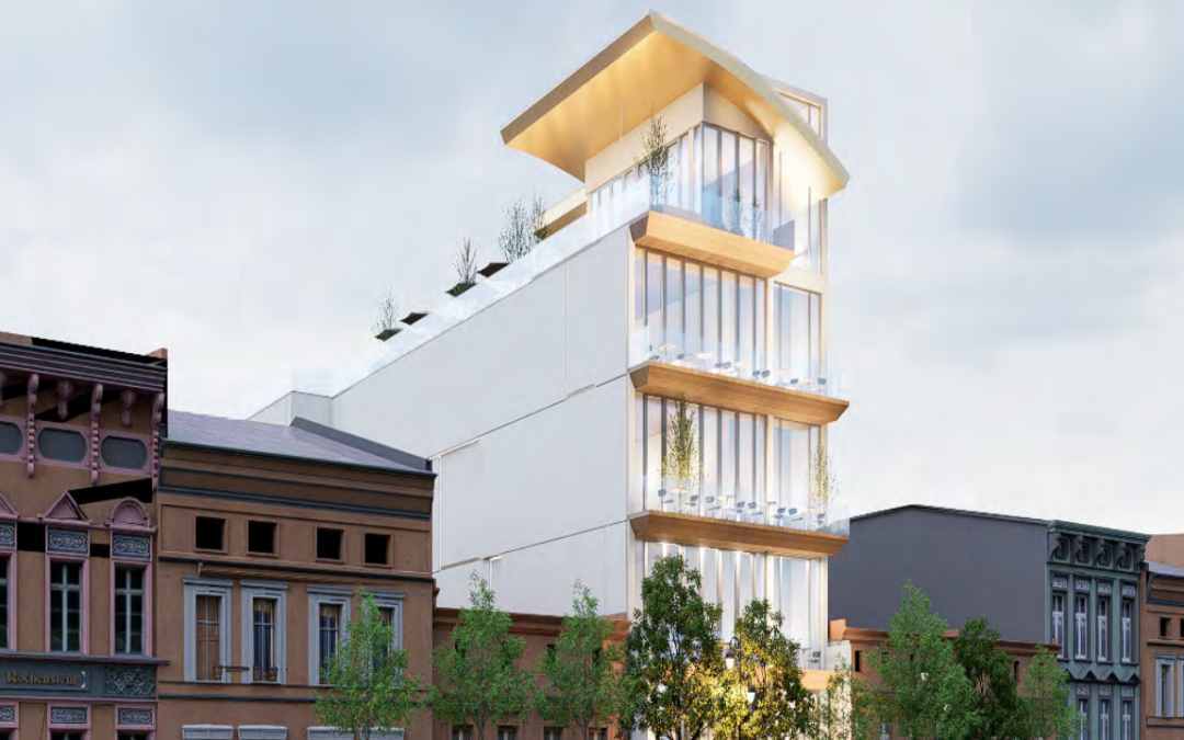 Four-story building pitched for Los Tapatios, London Belle sites on Main