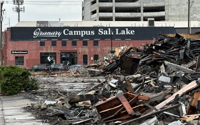 Granary District building demolished after three-alarm fire