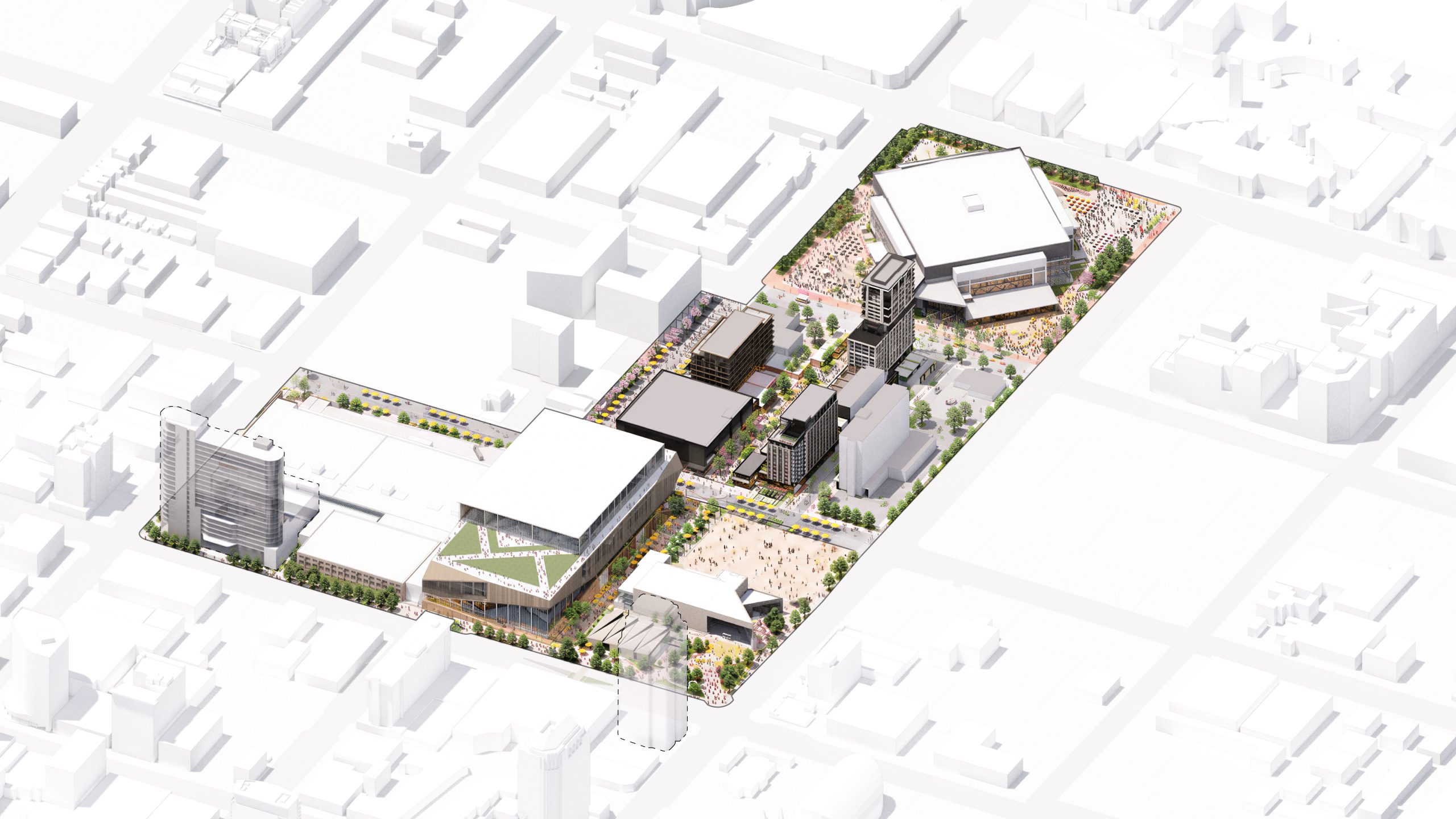 SEG releases plans for Downtown entertainment district, Salt Palace overhaul - Building Salt Lake